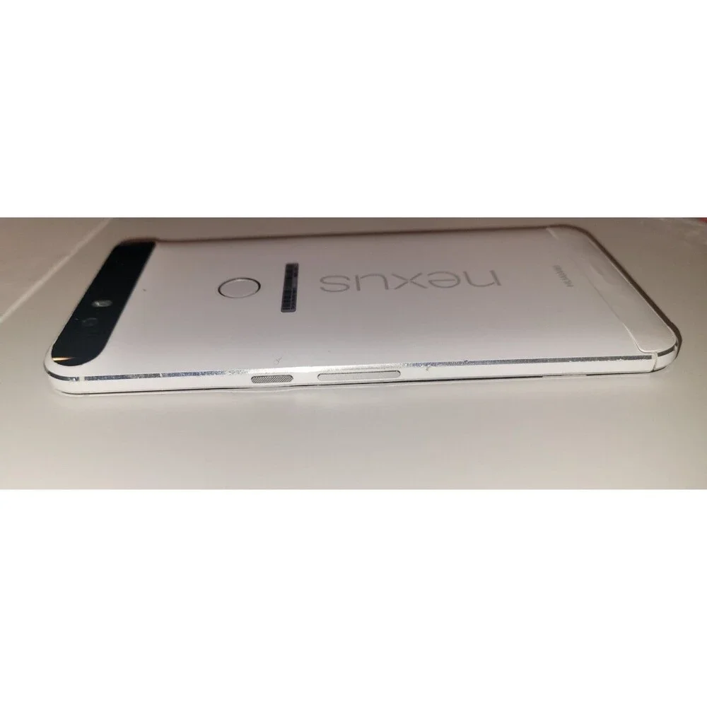 Google Nexus 6P 64 GB Frost (Unlocked), it RUNs perfectly fine AS IS USED 5/10